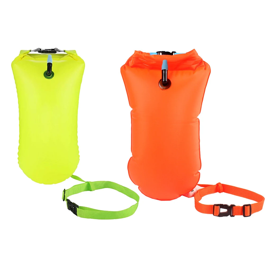 Swim Buoy Open Water - 1 Buah Tas Kering Tiup, Pelampung
