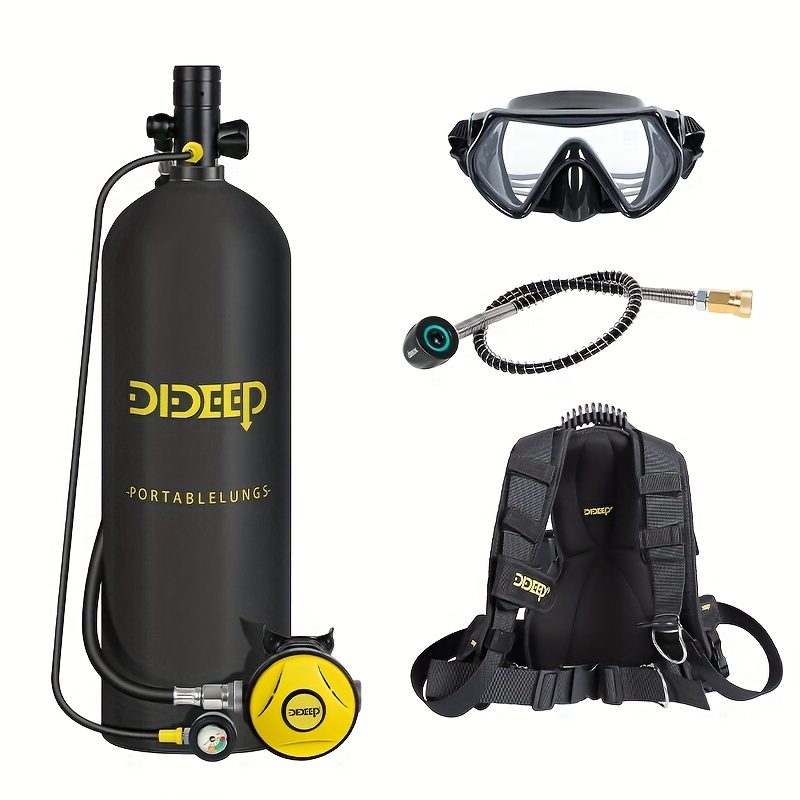 Aquatic Diving - Set Tangki Selam Mini DIDEEP 4L,