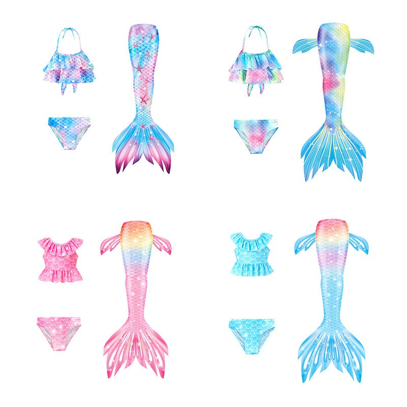 Aquatic Sports Wear - Kostum Cosplay Ekor Putri Duyung Anak