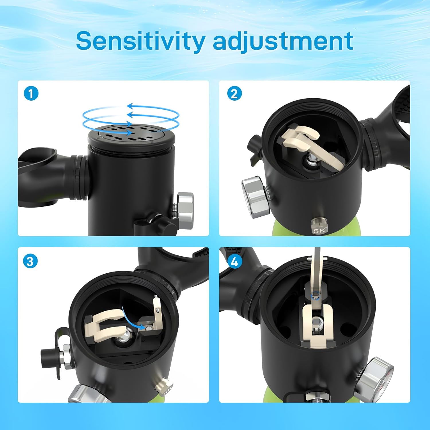 HOUVAN Tangki Selam Mini 0,5L  - Aquatic Diving ulasan dan harga