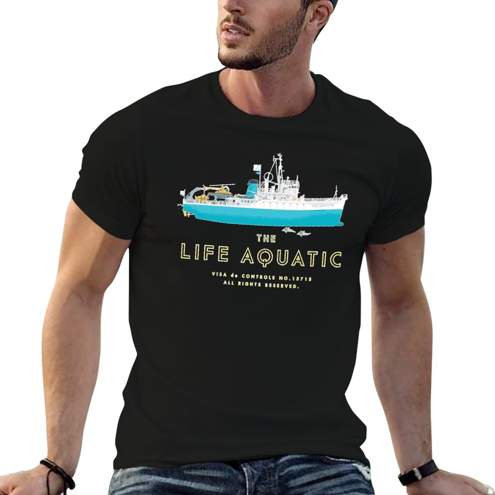 Kaos The Life Aquatic With Ste - Aquatic Sports Wear ulasan dan harga
