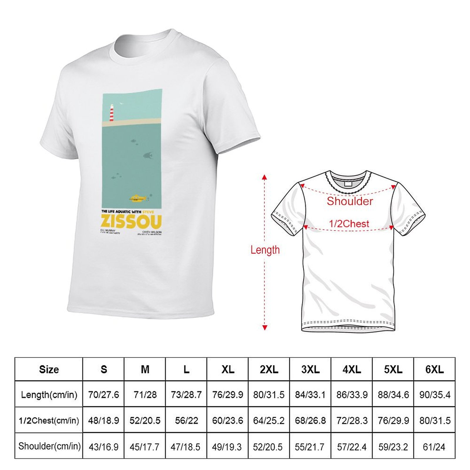 Kaos The Life Aquatic (With St - Aquatic Sports Wear ulasan dan harga