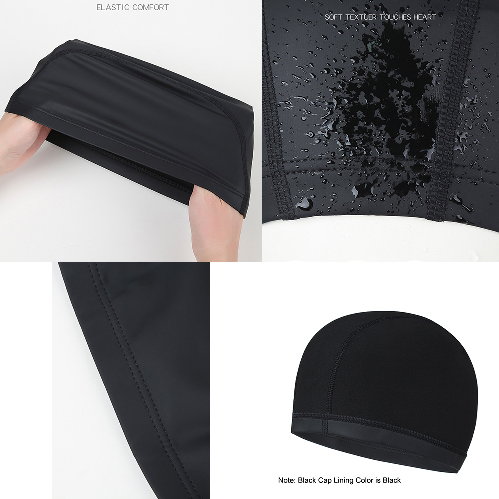 Topi Renang Anti Air PU Unisex - Aquatic Sports Hat ulasan dan harga