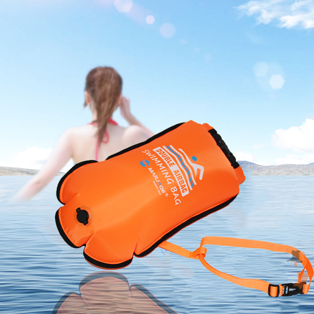 Pelampung renang PVC tiup terb - Swim Buoy Open Water ulasan dan harga